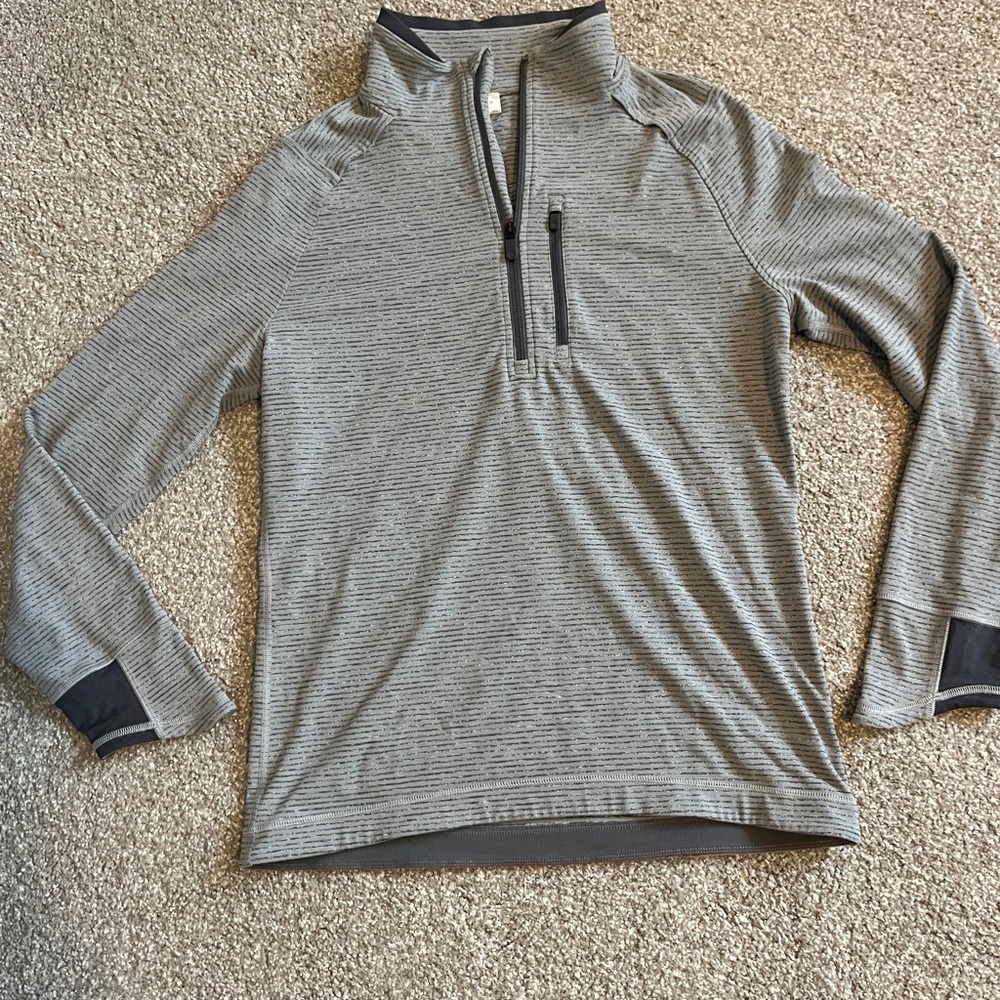 Gray Quarter-Zip Men's Lululemon half zip